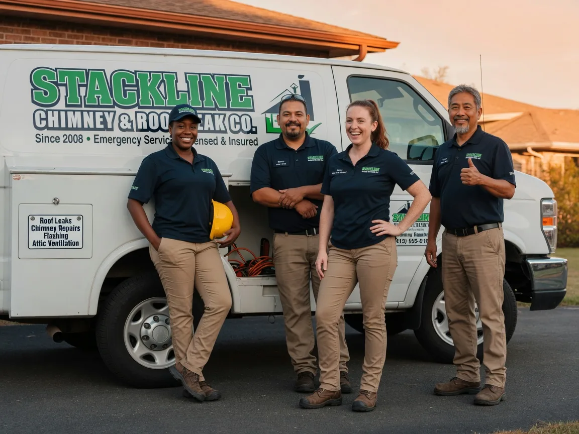 Chimney flashing repair company in Cornell, IL